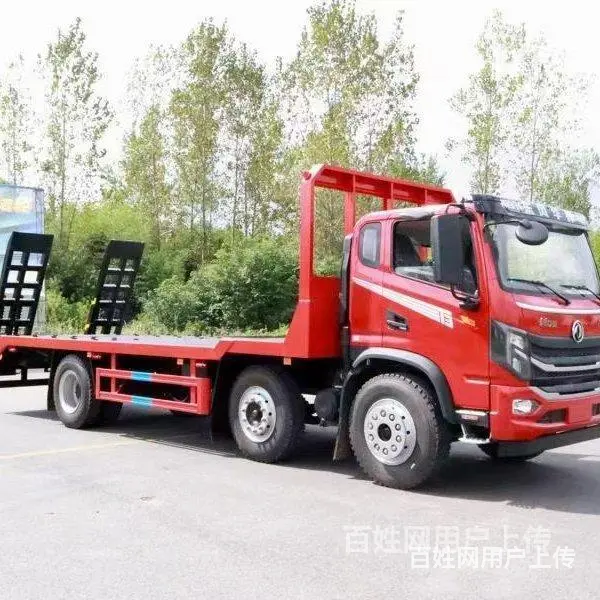东风小三轴板长7.4米平板车 平板拖车 包上户 - 图片 2