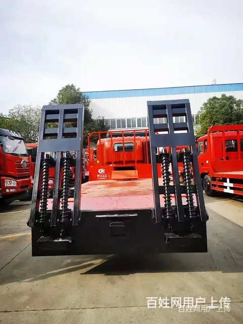 东风拉120挖机平板车 平板拖车 来电有优惠 - 图片 4