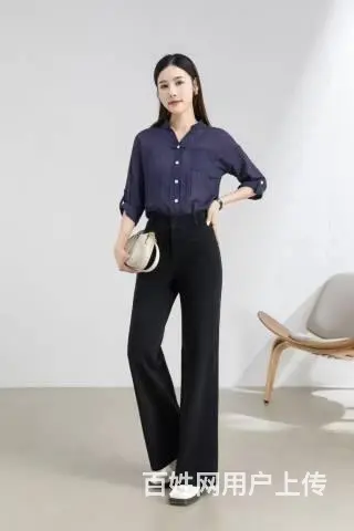 武汉盛依服饰韩氏伊人2025春季新款女裤上新折扣 - 图片 3