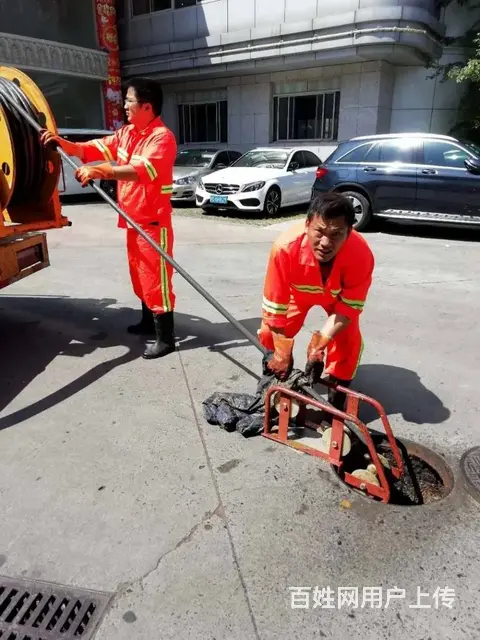 新北区新桥小区管道疏通，污水管道清洗 - 图片