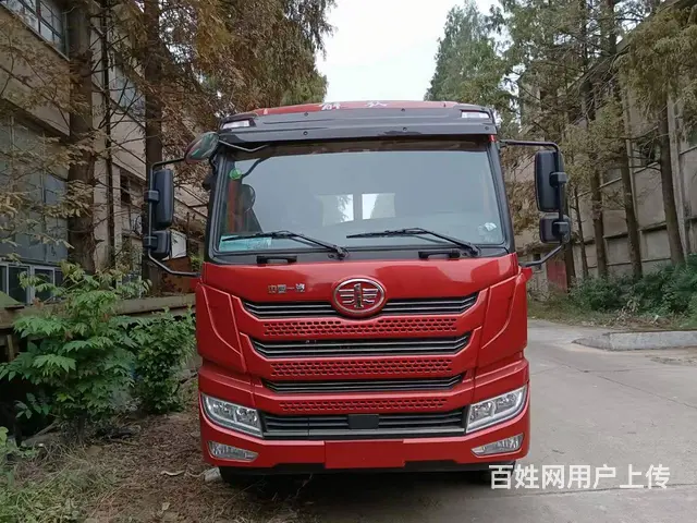 8-15吨平板运输车 解放龙V平板车 6.8米挖机 - 图片 2