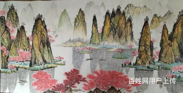 纯手工绘制中国山水画专售 2022 05 01 - 图片 5