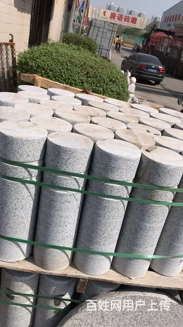 花岗岩挡车路障石柱阻车拦车广场止车石柱子圆石墩石鼓 - 图片 7