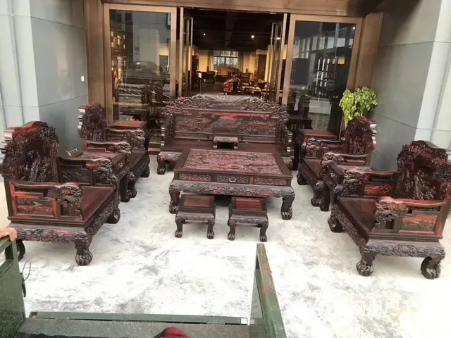 洛阳专业回收二手红木家具大红酸枝古董老红木家具求购 - 图片 3