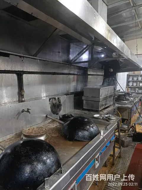 昆山花桥工厂食堂油烟罩清洗 - 图片 2