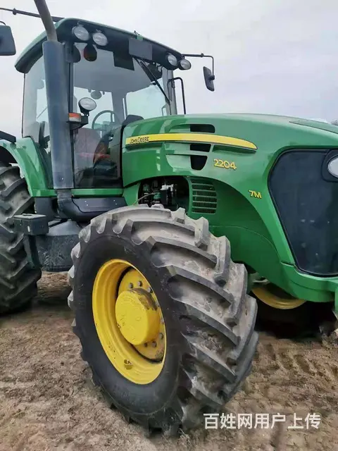 约翰迪尔7M-2204拖拉机，17年车原版有户口 - 图片 3