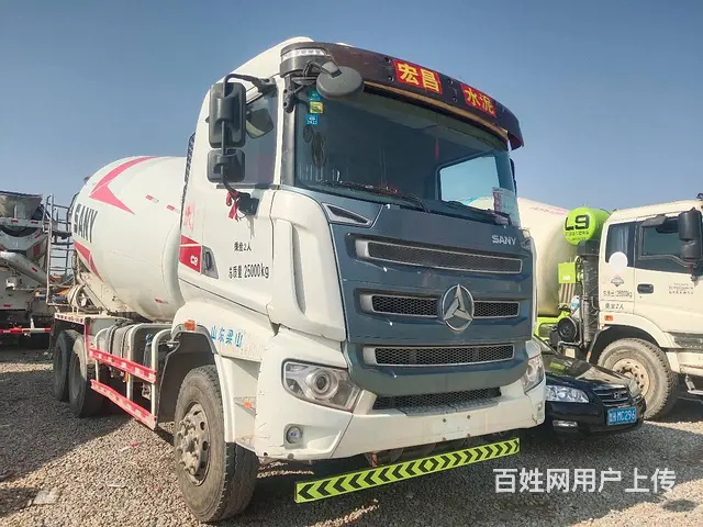 临夏18年4月三一C8大12方二手搅拌车低价转让 - 图片 1