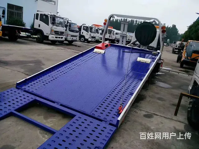 日照厂家直销蓝牌一拖二清障车价格 可车到付款 - 图片 7