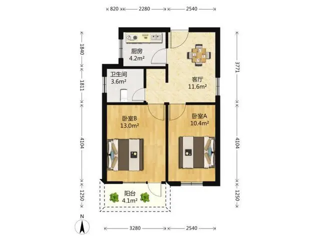 实图 三香广场地铁口 潼泾新村两房朝南一样大 四楼 石路 - 图片 10