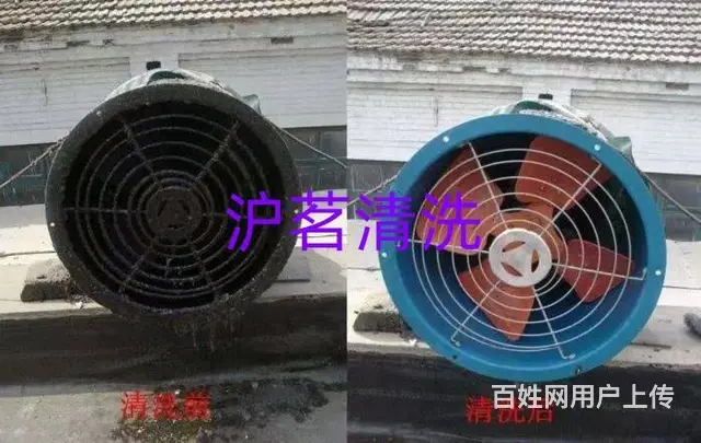 昆山锦溪美食广场油烟机 商业油烟管道 油污设备清洗 - 图片 3