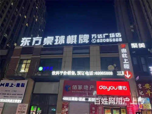 万达江畔华城A区桌球棋牌出兑 - 图片 1