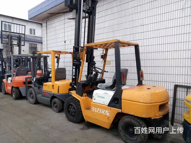 供应优质二手小松3吨卡思卡特纸卷夹圆抱叉车全国包邮 - 图片 7