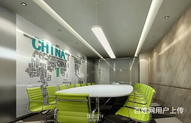 淄博企业办公大厅装修办公空间装修案例 - 图片 2