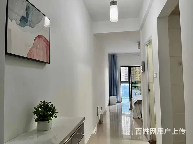 思北 禾祥首府 正规一房 精装 采光好 户型方正 银行中心 - 图片 2
