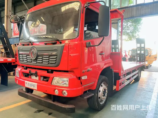 东风天锦平板车单桥260动力强劲挖机拖板车生产厂家 - 图片 10