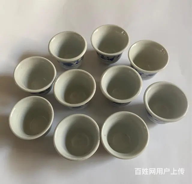 【搞定了！】十只青花瓷玲珑酒盅 - 图片 2