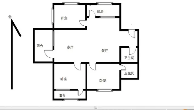 3号地铁旁悦华公寓三房二卫出租可做员工宿舍 - 图片 11