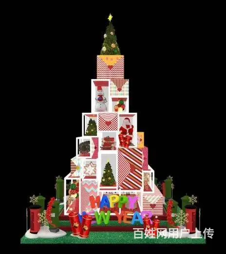 常州春节圣诞节元旦商场酒店布置圣诞树幕墙沙发租赁 - 图片 3