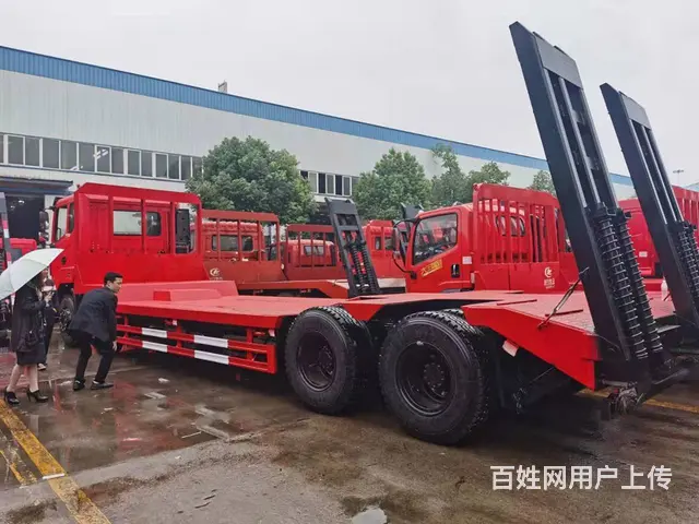 东风系列低平板车 拉大型挖掘机摊铺机拖板车可分期 - 图片 10