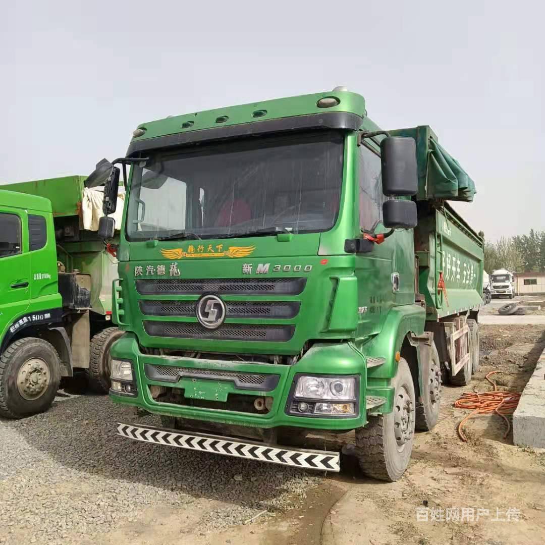 急售二手德龙渣土车375马力前四后八国五