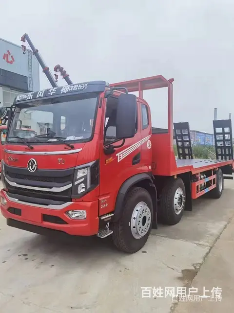 东风小三轴法士特8档平板车 平板拖车 功能多 - 图片 7