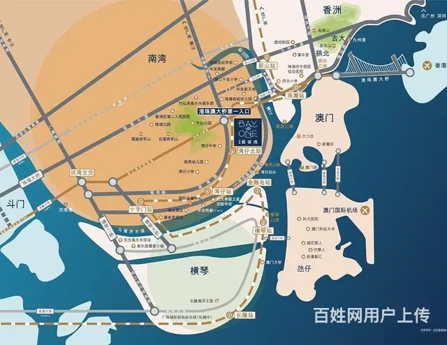 澳门对面 双瑞藏珑湾 到横琴8分钟 精装,在港珠澳大桥入口旁 - 图片 12