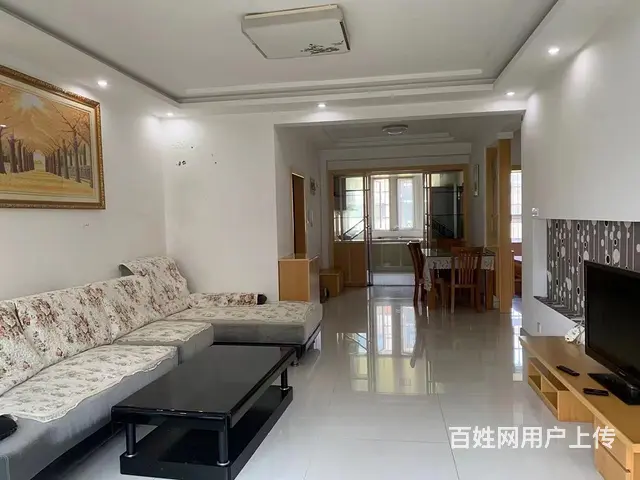 出租美地蓝庭三楼90平二室二厅设施齐全1500元一月 - 图片 2