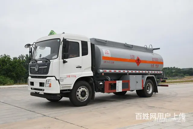 青海海东天锦小三轴前四后六10吨油罐车14.9方运油车厂价直 - 图片 2