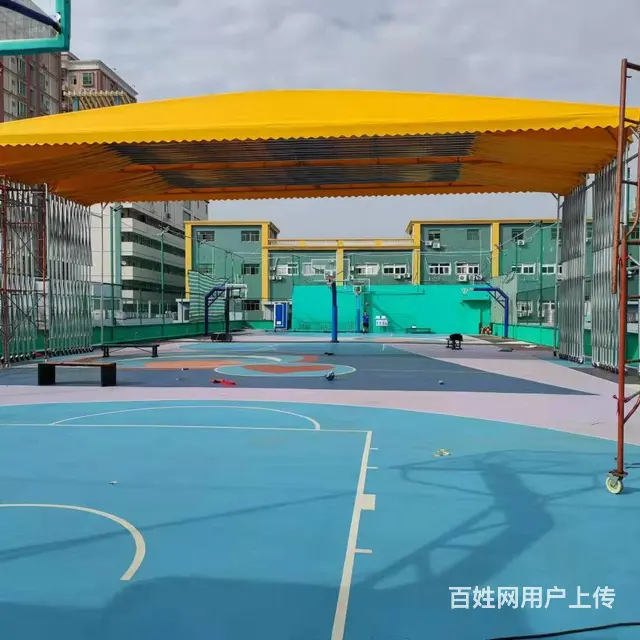 推拉棚大型活动棚移动伸缩蓬推拉帐棚仓库雨篷推拉棚移 - 图片 3