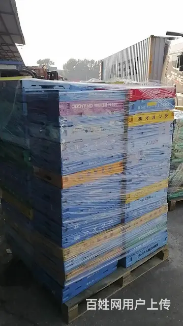折叠塑料箱 二手周转箱 塑料筐 收纳箱 - 图片 8