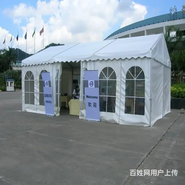车展篷房搭建铝合金材质篷房生产厂家可租赁 - 图片 2