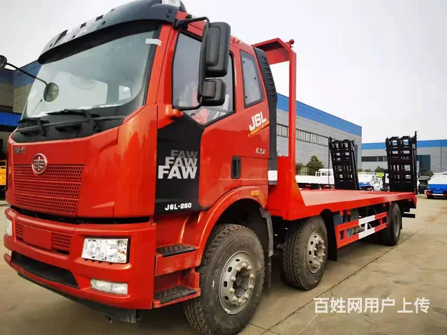 拖220挖机钻机平板车 解放江淮三轴拖车报价可分期 - 图片 8