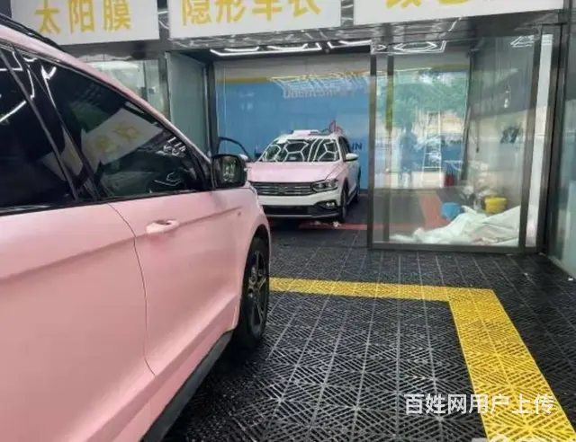 平桥区龙江路西段龙江花卉植物园200平汽车美容店转让 - 图片