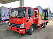 解放虎V蓝牌平板车价格 挖机拖车厂家直销