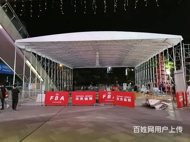 自贡厂家供应工地施工雨棚 桥梁养护篷 钢筋加工棚 - 图片 2