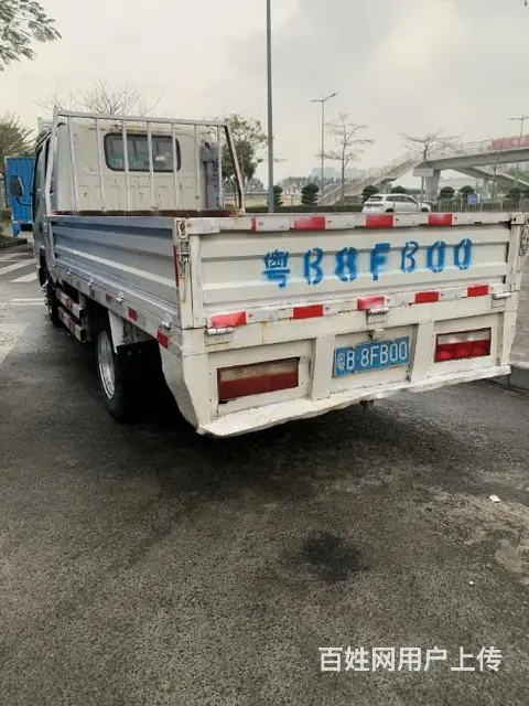 2013年江淮帅铃双排后双轮3.2米平板车 一手车 - 图片 4