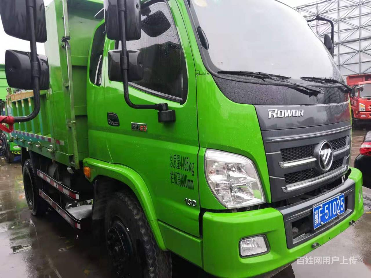 18年福田瑞沃e3自卸车 130马力,1098后桥