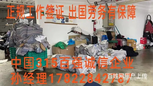 巢湖出国劳务一手项目0费用雇主保签包吃住正规工签 - 图片 2