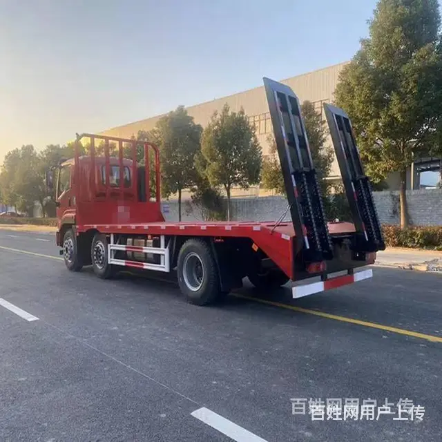 大运拉160挖机挖机拖板车 平板车 可分期 - 图片 1