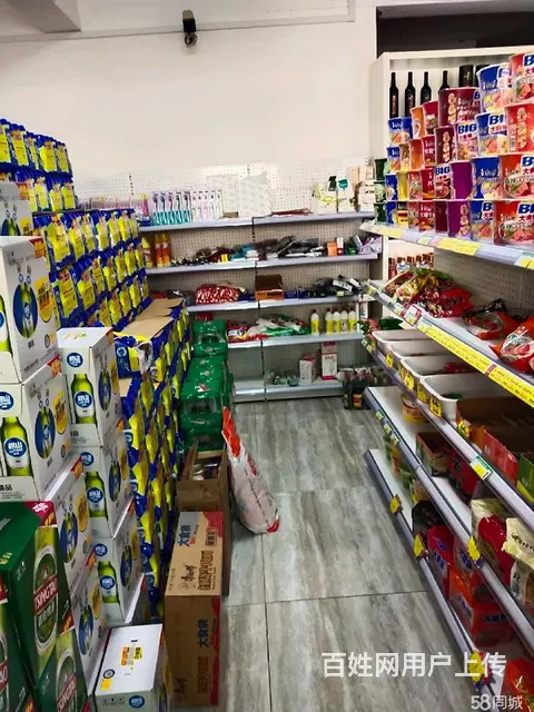 临街旺铺，一楼超市，二楼棋牌室，全新货架 - 图片 2