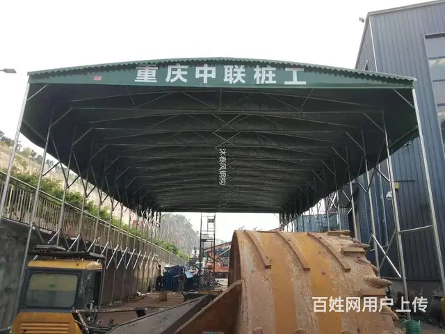 自贡厂家供应工地施工雨棚 桥梁养护篷 钢筋加工棚 - 图片 7