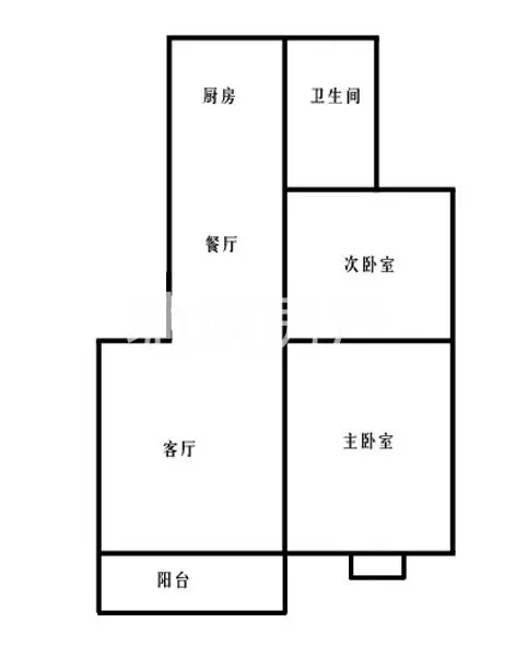 业主亏本急售吾悦广场人民医院旁 精装两室 送储藏室 拎包即住 - 图片 9