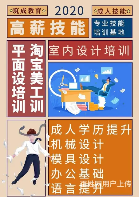 【筑成培训】平面设计、基础办公、学历提升、会计培训 - 图片 8