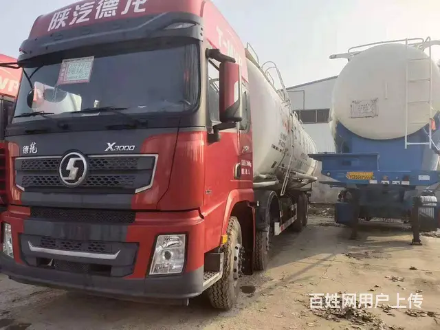 出售二手德龙散装水泥罐车 50方罐430马力国五 - 图片 2