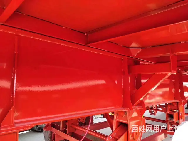 现车出售13米标箱侧翻半挂车 宽2.55米 高60 - 图片 7
