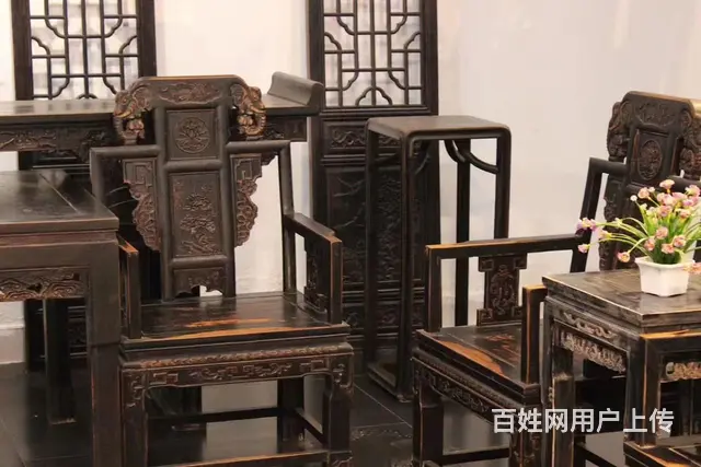 象椅中堂16件，象力大无穷，却性情温和；憨态可掬， - 图片 4