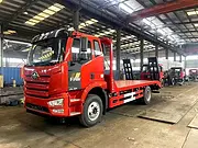 4.2米蓝牌平板车包上牌8-40吨挖机拖机厂家直供