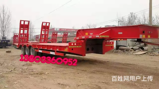 出售挖掘机运输拖板车，专业制造各种规格的板车 - 图片 1