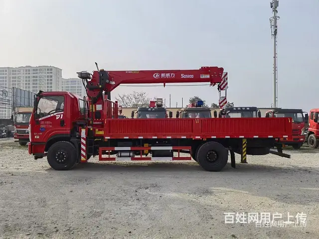 东风国六8吨货箱6米随车吊 整车可按揭付款 - 图片 1