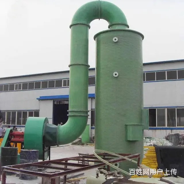 玻璃钢脱硫塔 砖厂酸雾净化塔 锅炉脱硫脱硝塔 - 图片 3